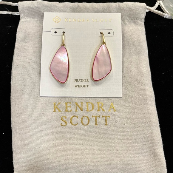 Kendra Scott Jewelry - Kendra Scott McKenna Small Drop Pink Iridescent Earrings